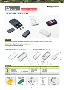 CS PORTABLE PLASTIC CASE NEW SIZE, NEW TYPE RELEASED!