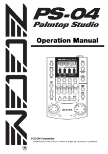 PS-04 Operation Manual