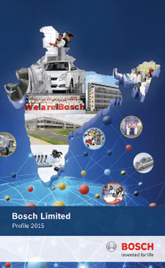 Bosch Limited Profile 2015