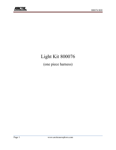 Light Kit 800076 - Arctic Snowplows