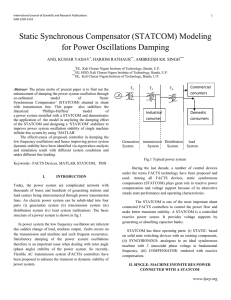 Static Synchronous Compensator (STATCOM)