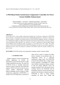 A PSO-Based Static Synchronous Compensator Controller for