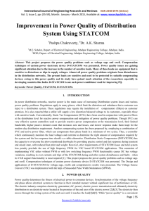 Improvement in Power Quality of Distribution System Using STATCOM