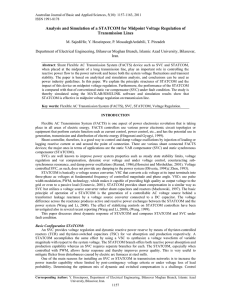 Analysis and Simulation of a STATCOM for Midpoint Voltage