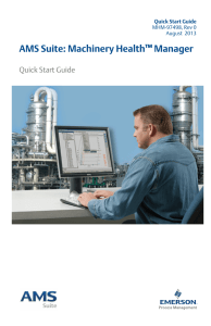 AMS Suite: Machinery Health™ Manager