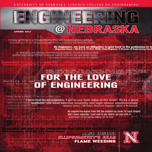 For the Love oF engineering - College of Engineering
