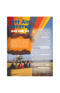 Hot Air Balloons: Gas and Go