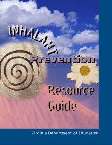 Inhalant book - National Inhalant Prevention Coalition
