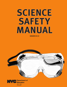 Science Safety Manual - United Federation of Teachers