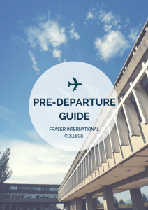 FIC Pre-Arrival Guide