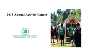 Annual Review 2015 - Surrey Crime Prevention Society