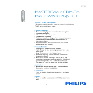 MASTERColour CDM-Tm Mini 35W/930 PGJ5 1CT