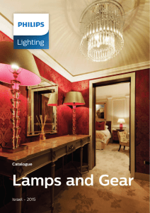 Philips Catalog Lamps and Gear 2015