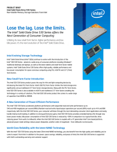 Intel® Solid-State Drive 530 Series Product Brief