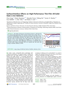 Surface/Interface Effects on High-Performance Thin-Film All