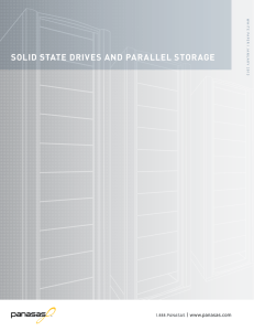 solid state drives and parallel storage