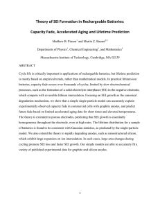 Theory of SEI Formation in Rechargeable Batteries: Capacity Fade