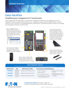Eaton RackPack