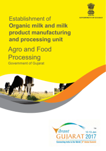 Organic milk and milk product manufacturing and