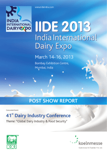 Dairy Expo IndiaInternational Dairy Expo IndiaInternational