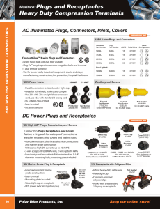 Polar Wire Products Marinco Plugs and Receptacles