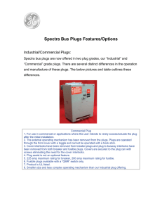 Spectra Bus Plugs Features/Options