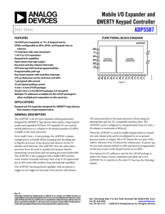 ADP5587ACPZ-1-R7 - Analog Devices, Inc.
