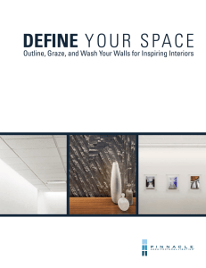 define your space - Pinnacle Architectural Lighting