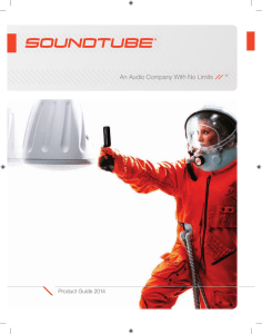 An Audio Company With No Limits - Soundtube