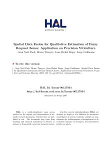 Spatial Data Fusion for Qualitative Estimation of Fuzzy Request