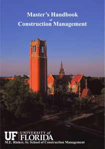 M.E. Rinker, Sr. School of Construction Management – UF College