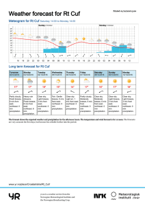 Weather forecast for Rt Cuf