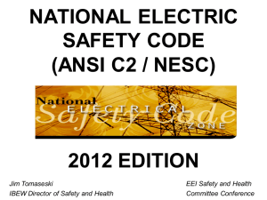 national electric safety code (ansi c2 / nesc) 2012 edition