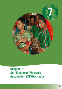 Chapter 7: Self Employed Women`s Association (SEWA), India