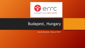 ERRC, Hungary, Gocmen, Ararat
