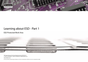 Learning about ESD - Part 1