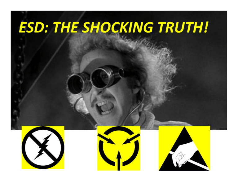 esd: the shocking truth! - Aviation Suppliers Association