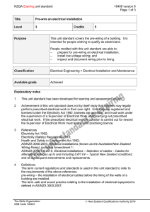 NZQA Expiring unit standard 16408 version 6 Page 1 of 3 Title Pre