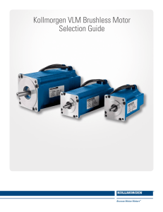 Kollmorgen VLM Brushless Motor Selection Guide