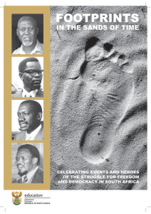 footprints - Department of Basic Education