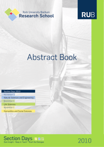 Section Days abstract book 2010.indd