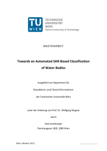 Towards an Automated SAR-Based Classification of Water Bodies