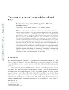 The causal structure of dynamical charged black holes
