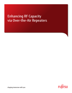 Enhancing RF Capacity via Over-the-Air Repeaters