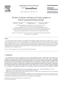 No-hole 2-distant colorings for Cayley graphs on finitely generated