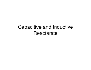 Capacitive and Inductive Reactance