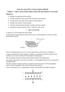 5 Capacitor, inductor and transient analysis