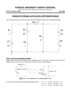 Solving for Voltages and Currents with Nodal Analysis