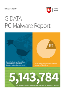 G DATA PC Malware Report H2 2015 EN