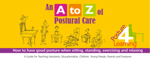 An A to Z of Postural Care